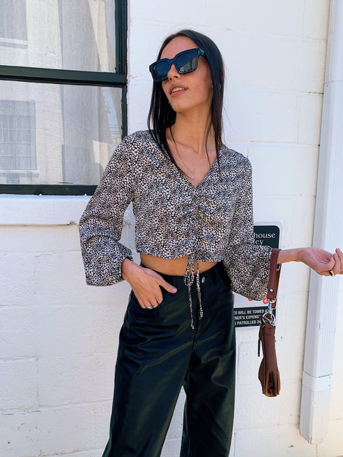 The Garden Party Top // Black